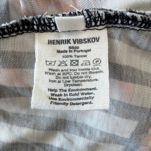 Henrik Vibskov Maximalism Abstract Pattern Drop Sleeve Dress size Large - Picture 11 of 13